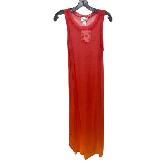 Ombré Mesh Swimwear Cover-up By Jordan Taylor In Orange, Size: 2