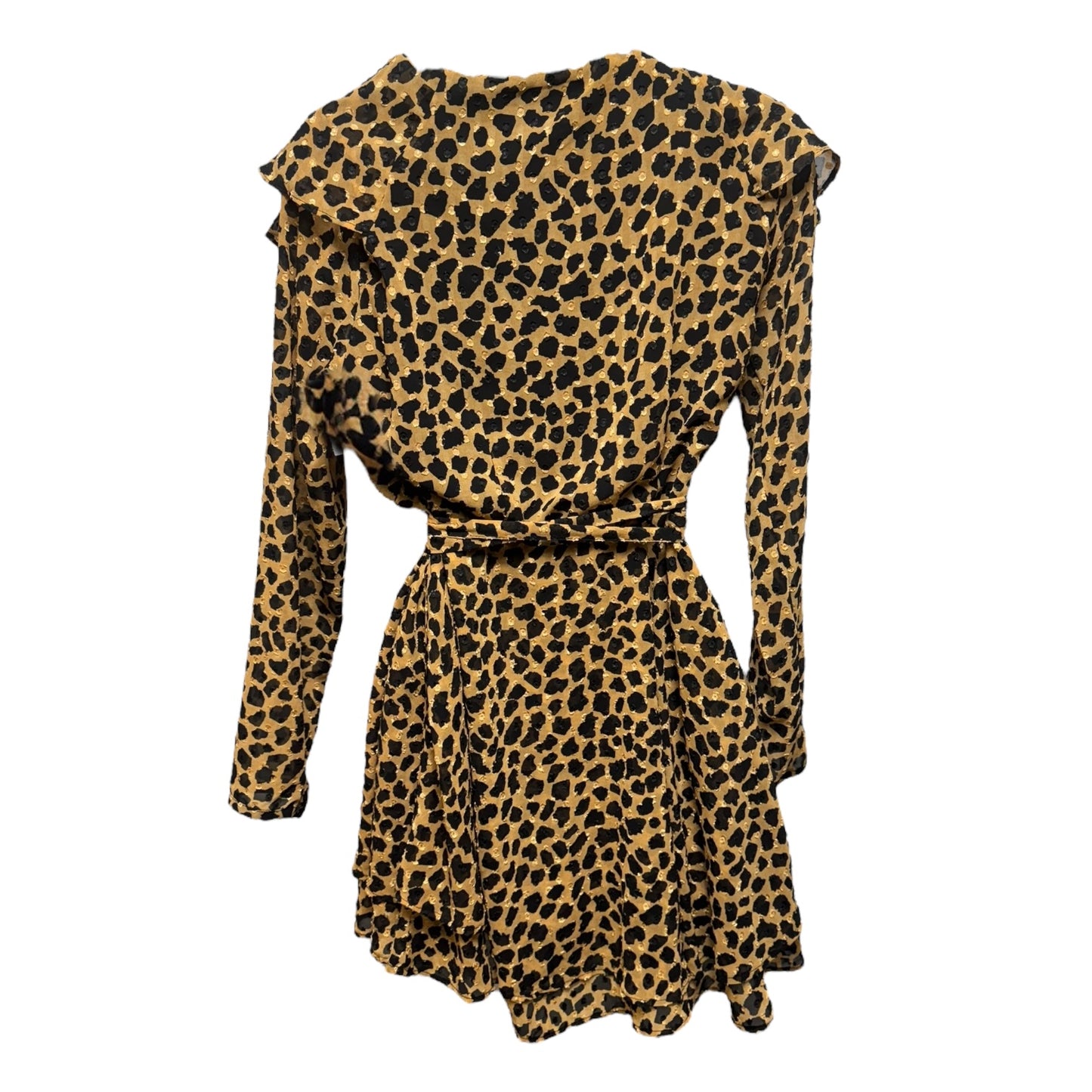 Frenchie Wrap Dress By Free People In Coco Leopard, Size: S