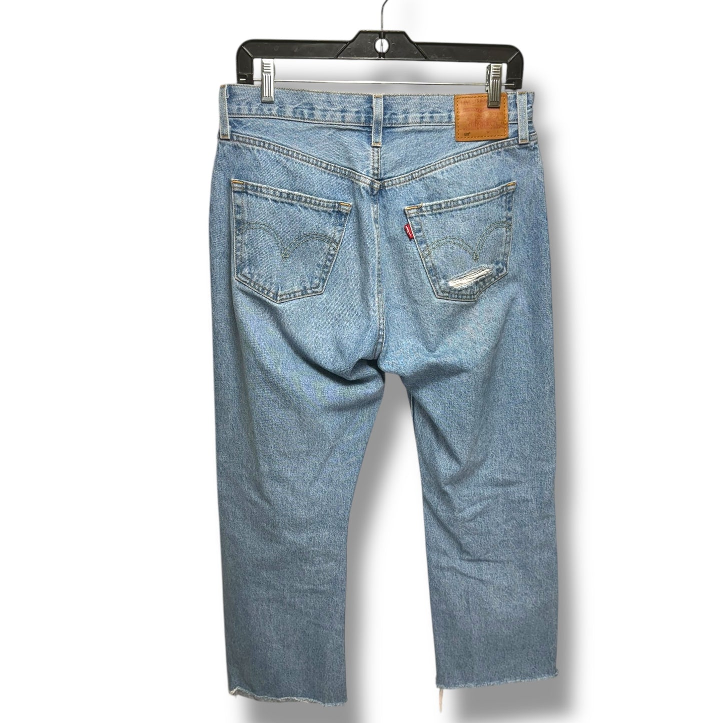 Jeans Boyfriend By Levis In Blue Denim, Size: 6