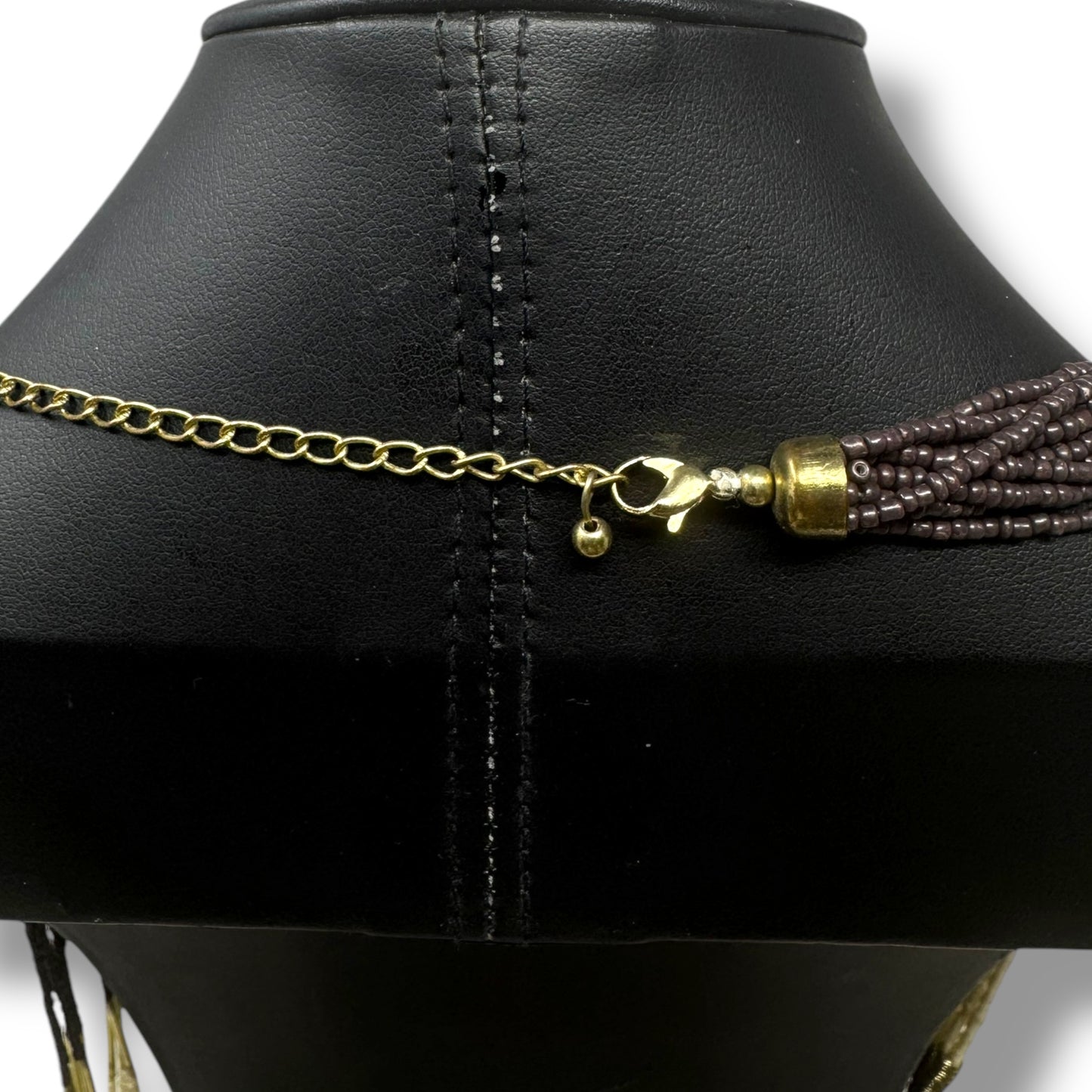 Seed Bead Multi Strand Long Necklace Unbranded