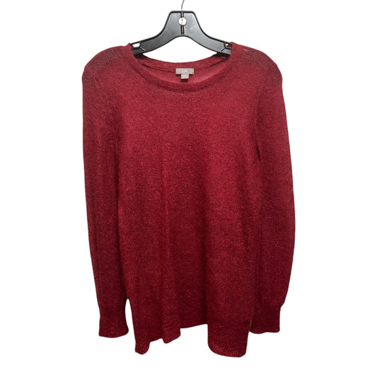 Sweater By J. Jill In Maroon, Size: S