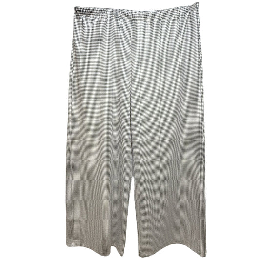 Palazzo Pants By Bryn Walker In Nero/Latte Size: 2X