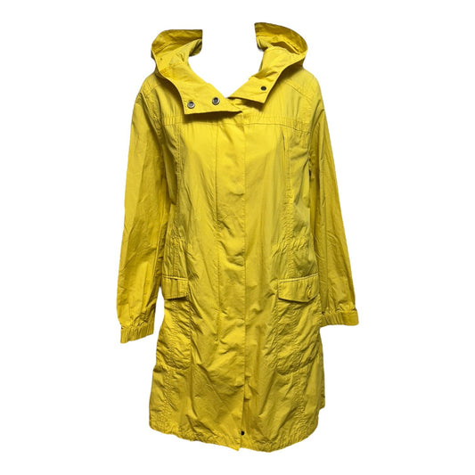 Organic Cotton Hooded Anorak Rain Coat By Eileen Fisher  Size: S