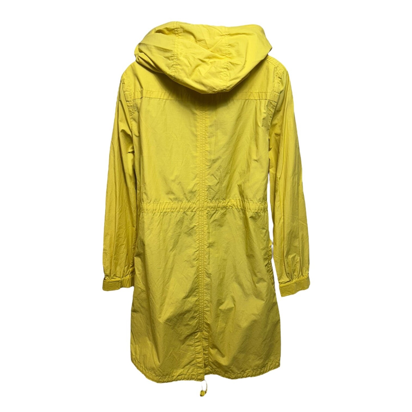 Organic Cotton Hooded Anorak Rain Coat By Eileen Fisher  Size: S