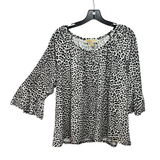 Top 3/4 Sleeve Designer By Michael Kors  Size: Xl