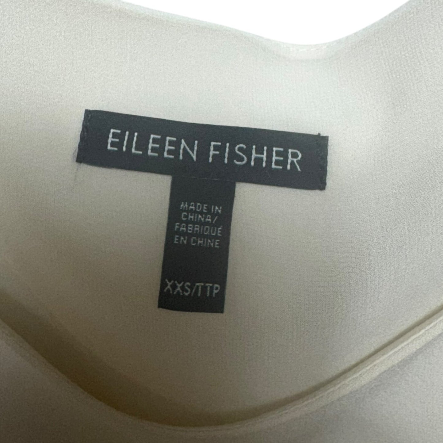 Silk Layered Top Sleeveless By Eileen Fisher  Size: Xs