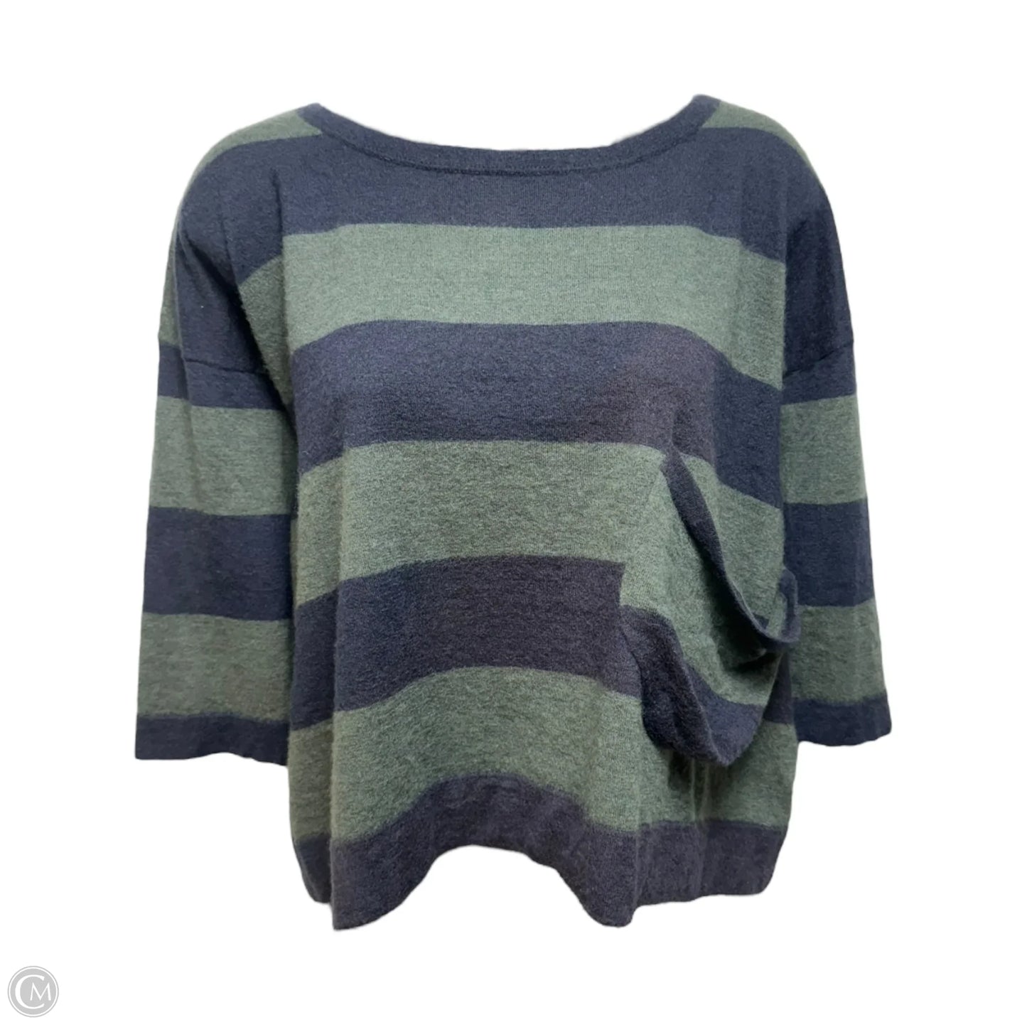 Sweater Cashmere By Autumn Cashmere In Striped Pattern, Size: S