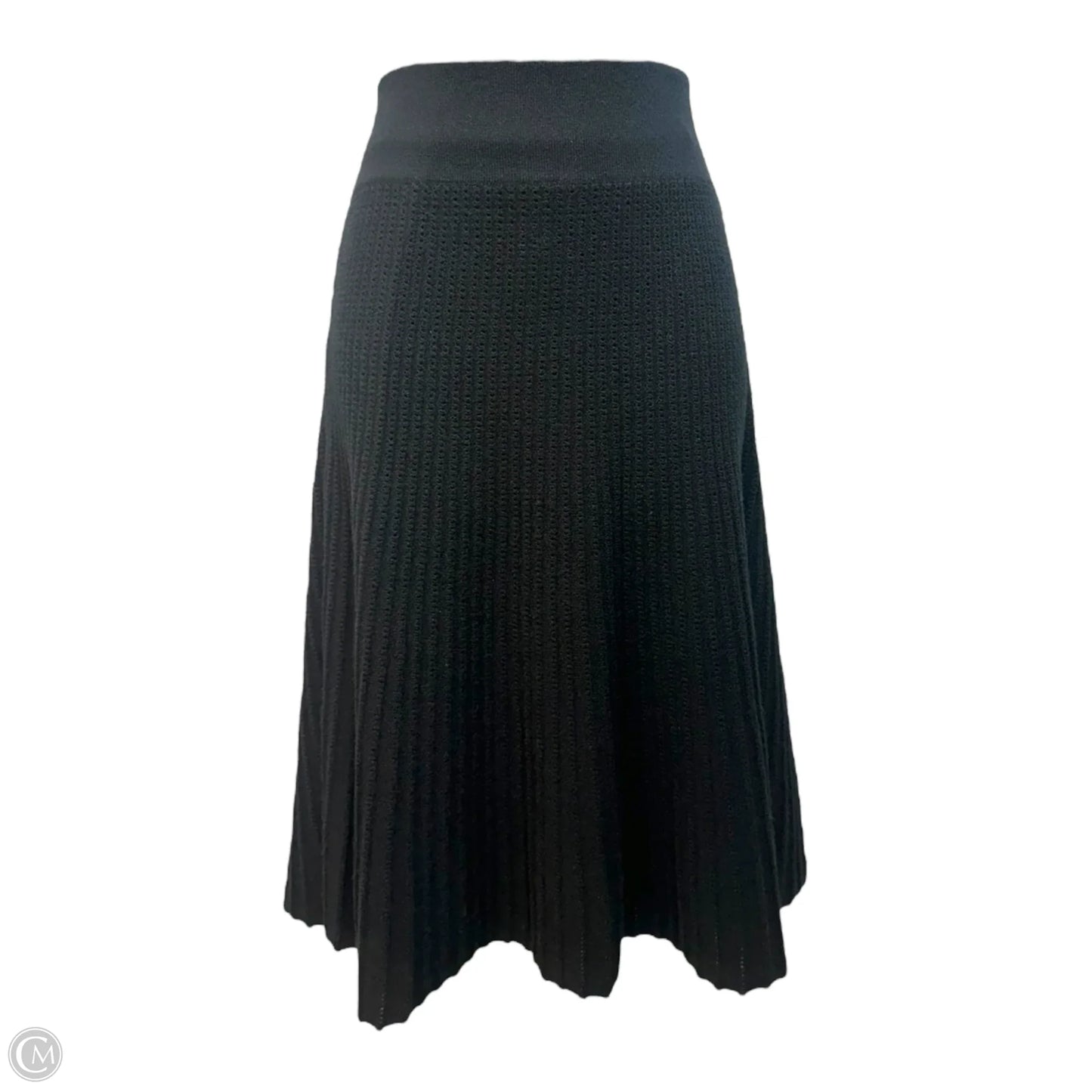 Cashmere Skirt Midi By Effetto F In Black, Size: S