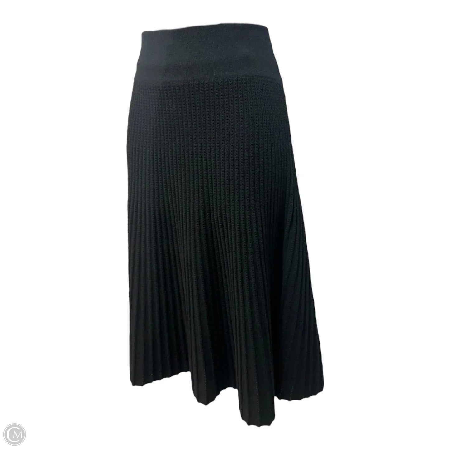 Cashmere Skirt Midi By Effetto F In Black, Size: S