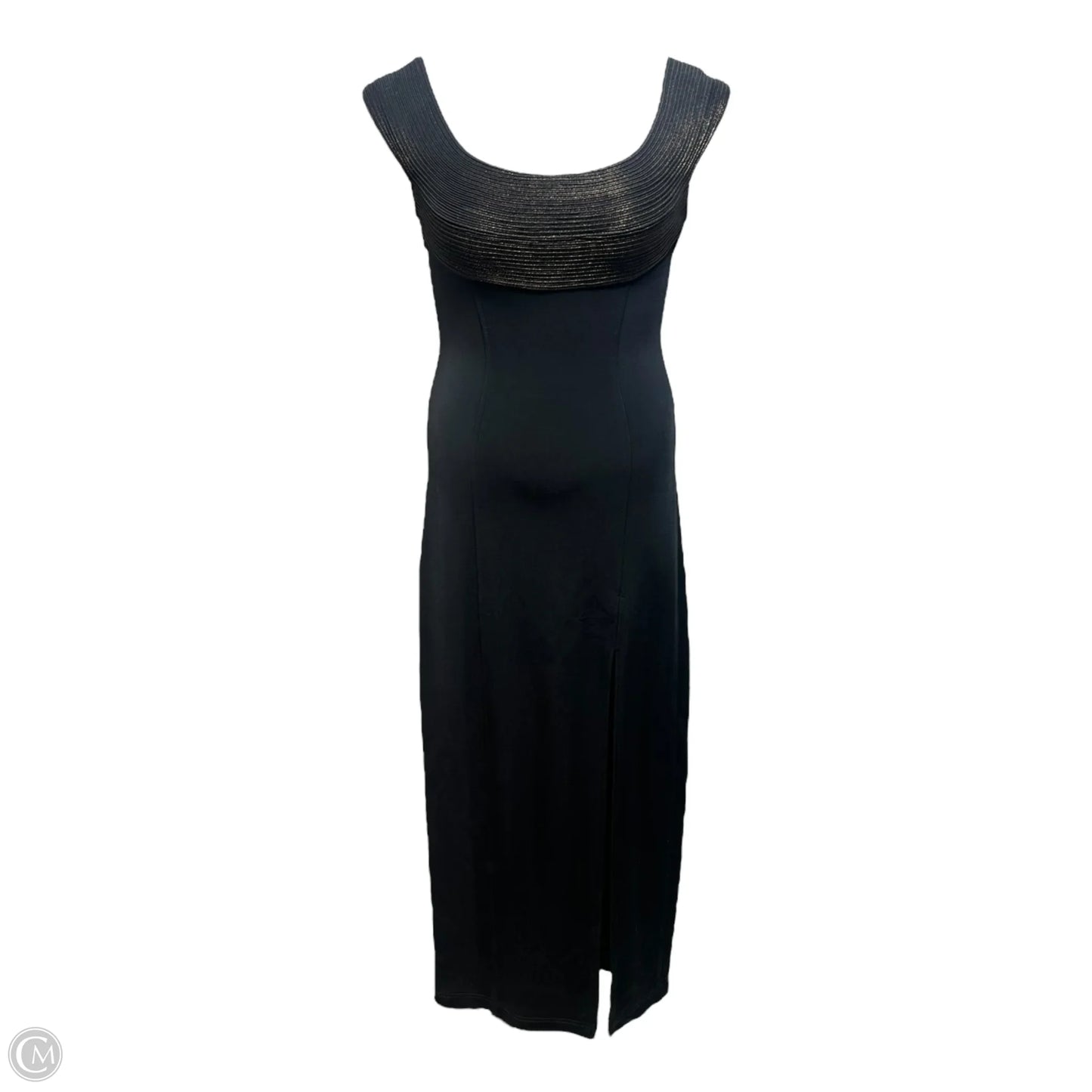 Dress Party Long By Tadashi In Black & Gold, Size: S