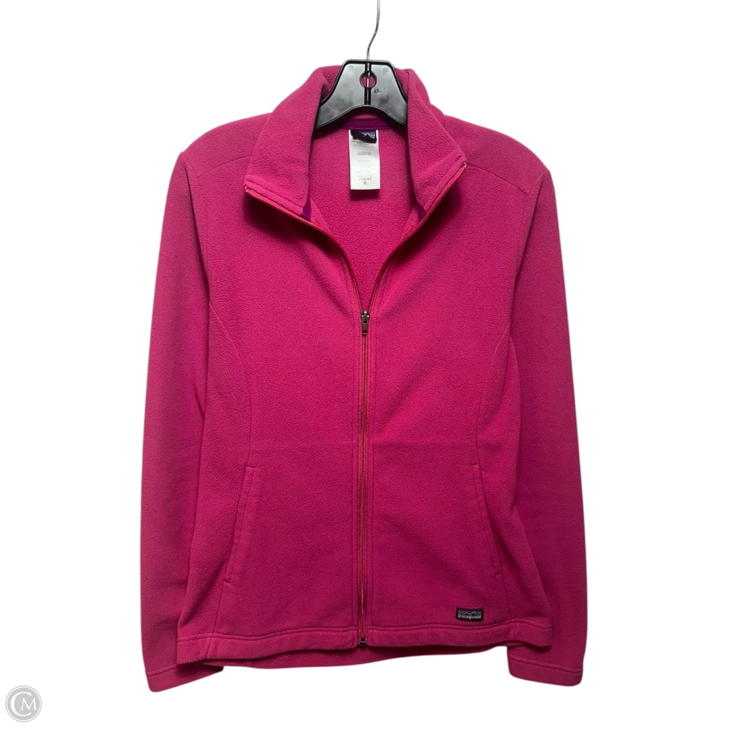 Jacket Fleece By Patagonia In Pink, Size: M