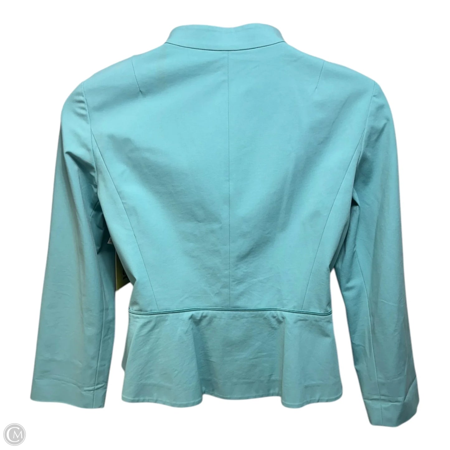 Bleecker Fitted Jacket Designer By Lafayette 148 In Teal, Size: 12