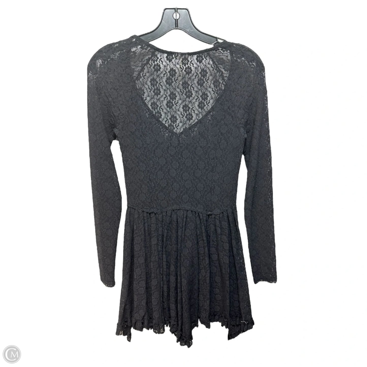 Look Both Ways Sheer Lace Skater Dress By Free People In Black, Size: XS