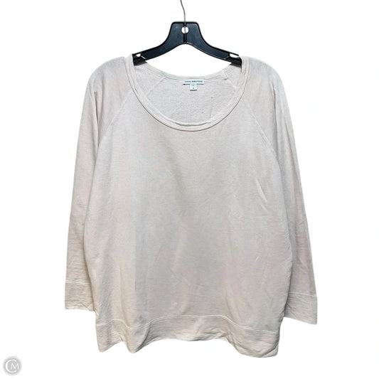 Top Long Sleeve By James Perse In Pink, Size: Xl