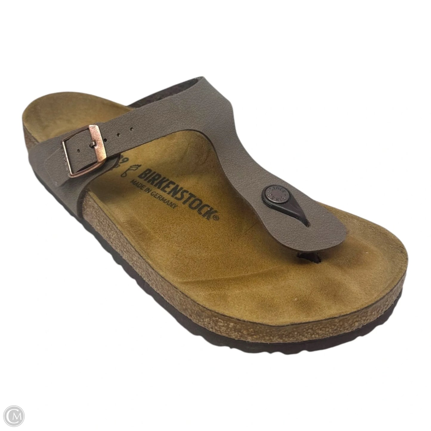 Gizeh Sandals Flats By Birkenstock In Brown, Size: 8