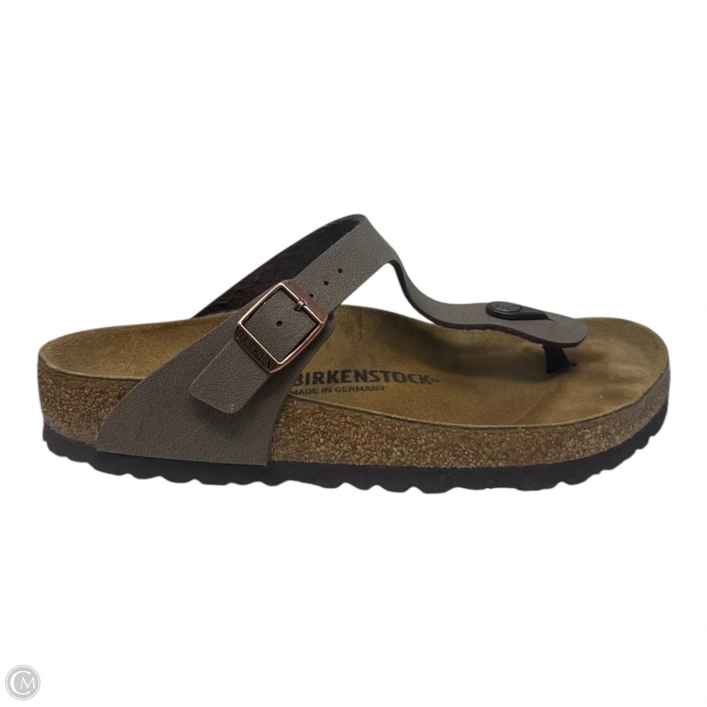 Gizeh Sandals Flats By Birkenstock In Brown, Size: 8