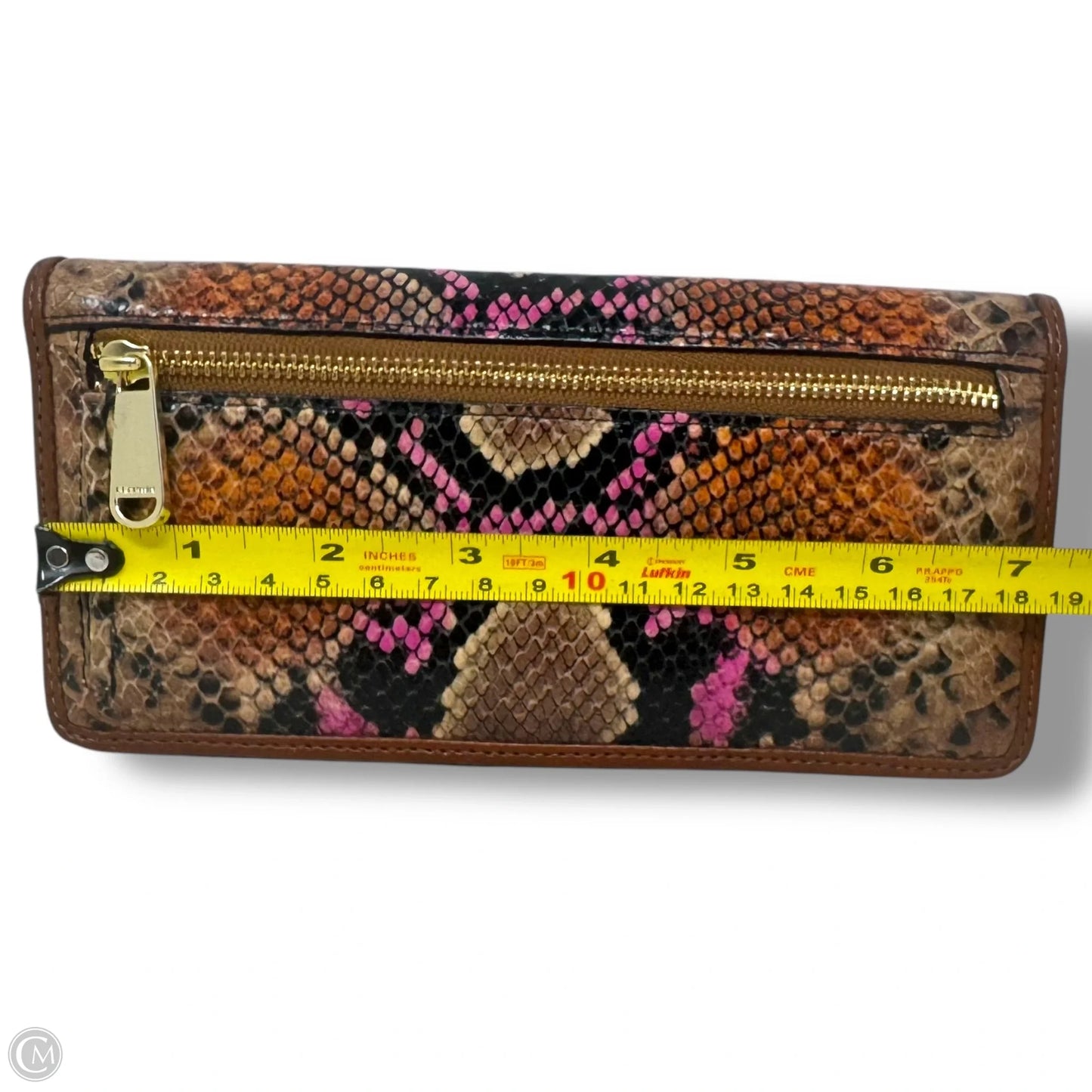 Ady Wallet Designer By Brahmin In Marmalade Tangelo, Size: Large
