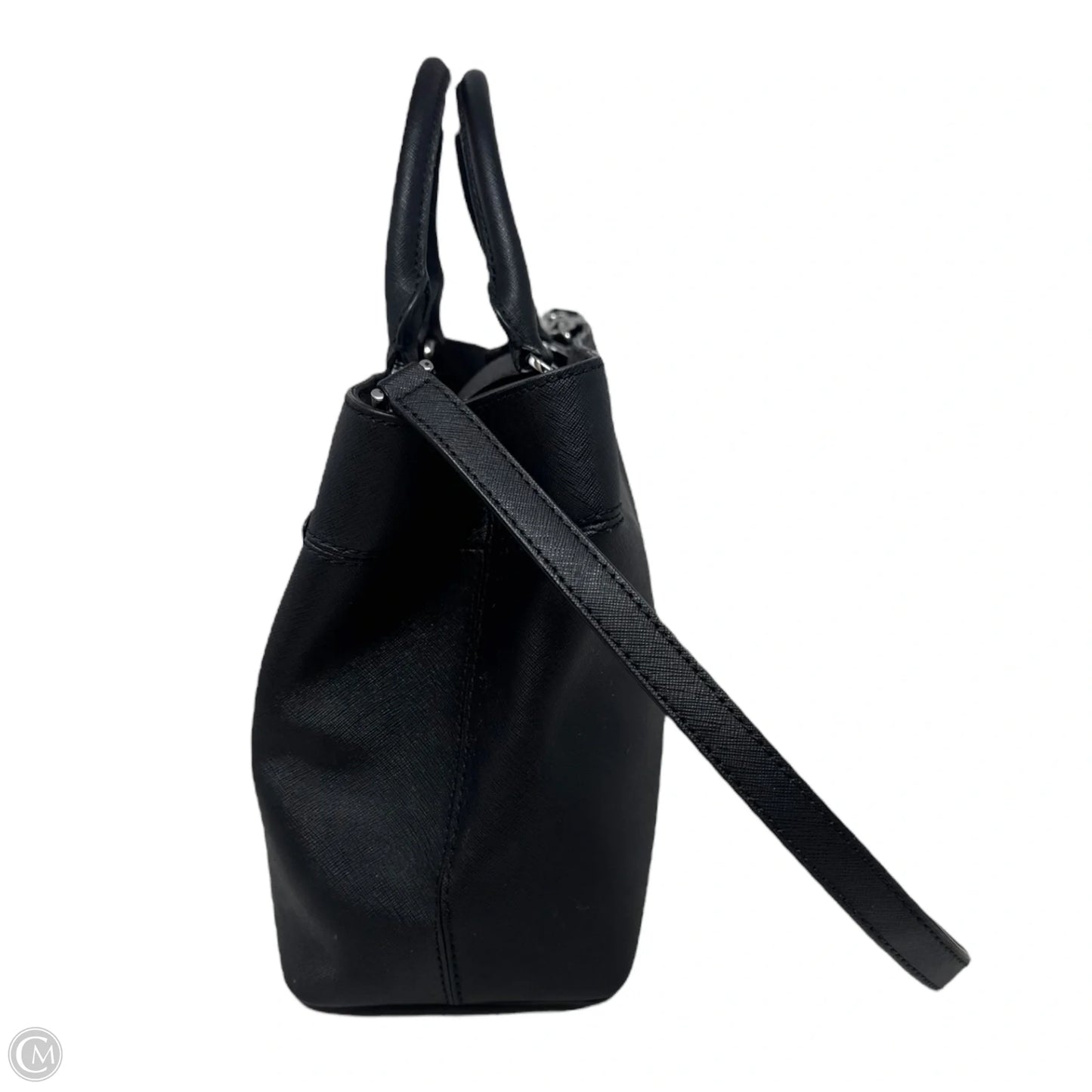 Hailee Saffiano Satchel Handbag Leather By Michael By Michael Kors, Size: Medium