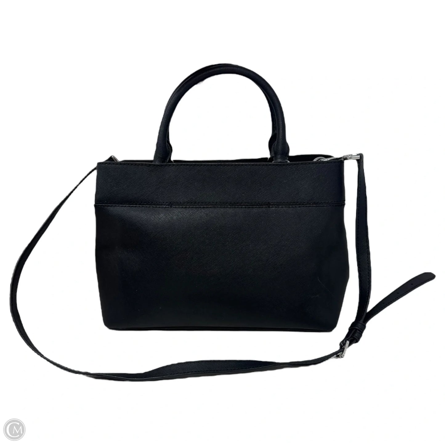 Hailee Saffiano Satchel Handbag Leather By Michael By Michael Kors, Size: Medium