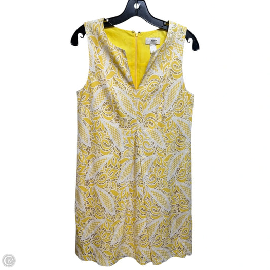 Dress Casual Short By Loft In Yellow, Size: 4