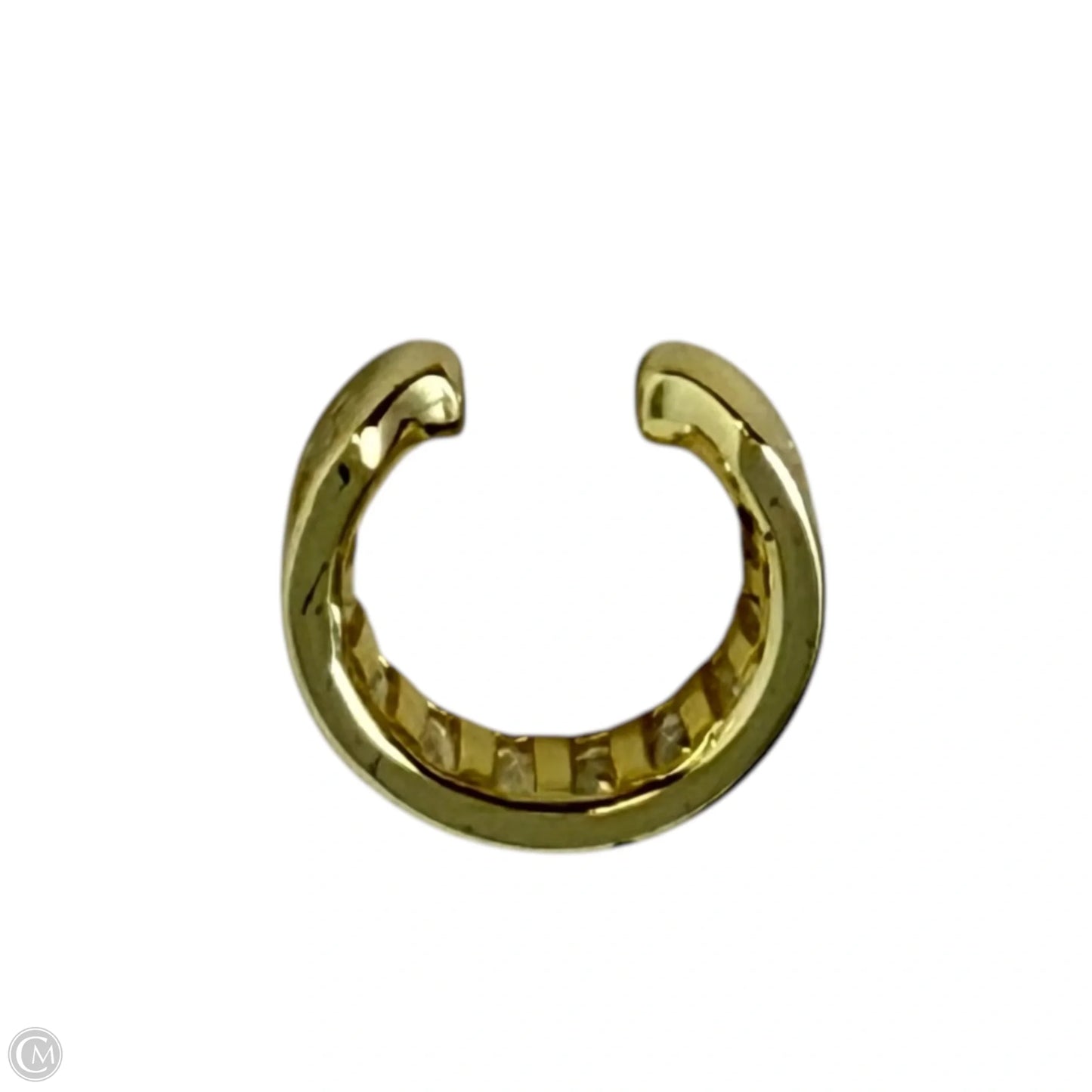 Opulence Ear Cuff - Gold/ White Cz By Melinda Maria