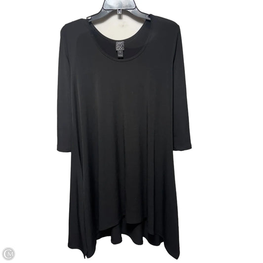 Tunic Long Sleeve By Clara Sun Woo In Black, Size: Xl