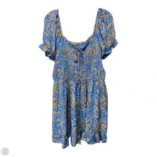 Dress Casual Short By Auw In Floral Print, Size: 3x