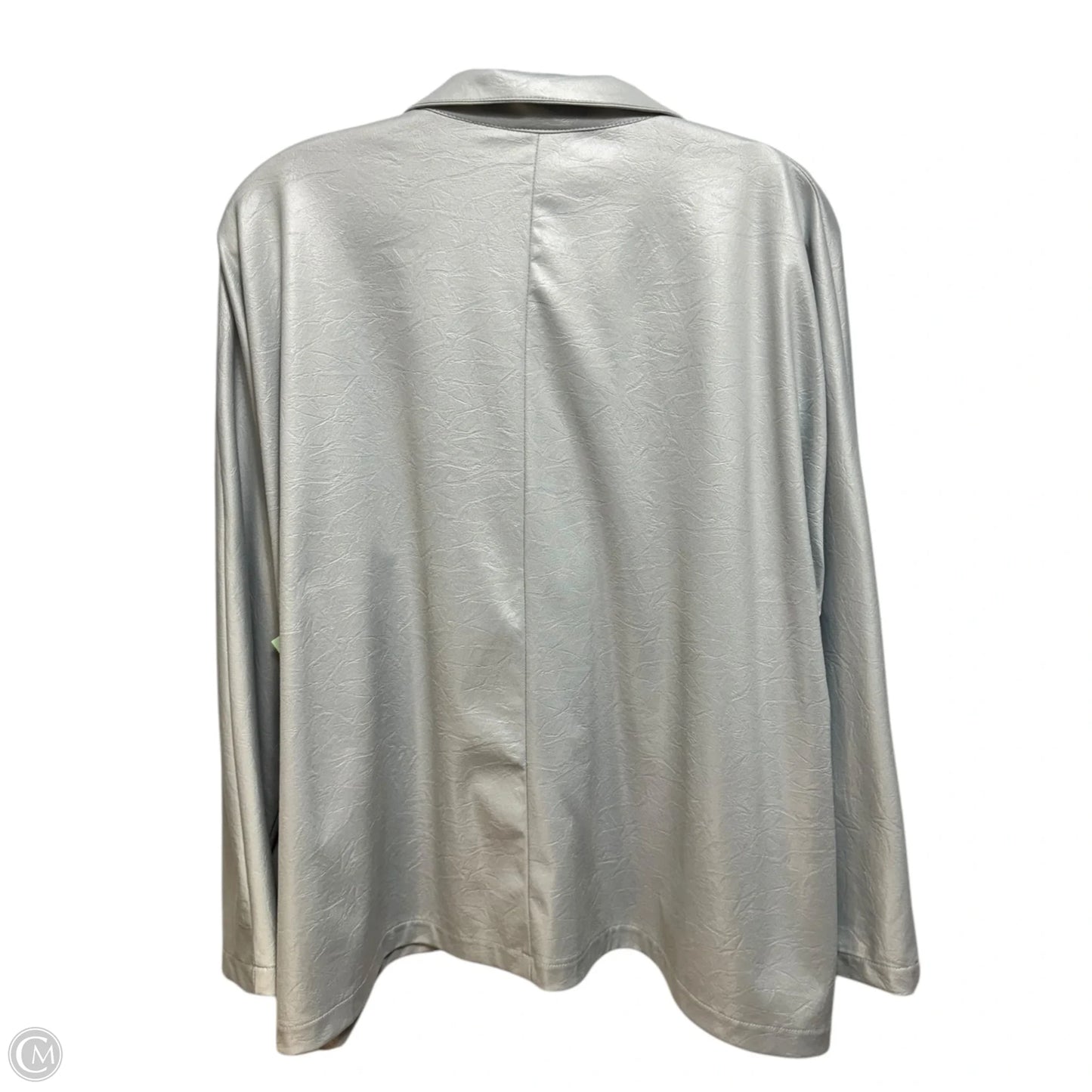 Textured Blouse Long Sleeve By Neetu MalikIn Green, Size: 0