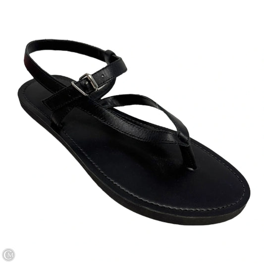 Sandals Flats By Pilcro In Black, Size: 6