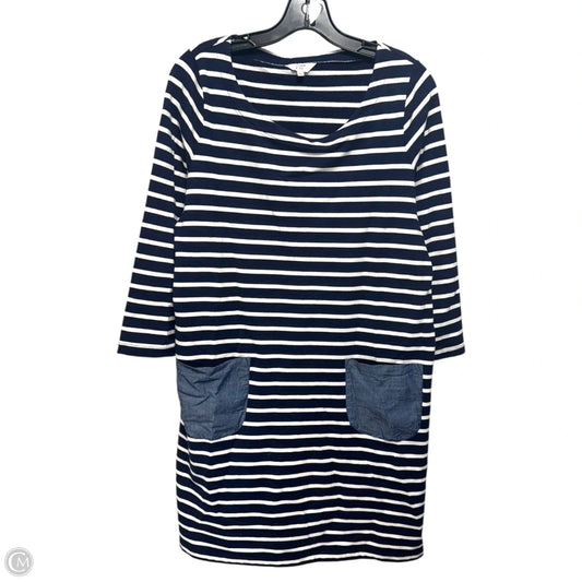 Dress Casual Midi By Crown And Ivy In Striped Pattern, Size: M