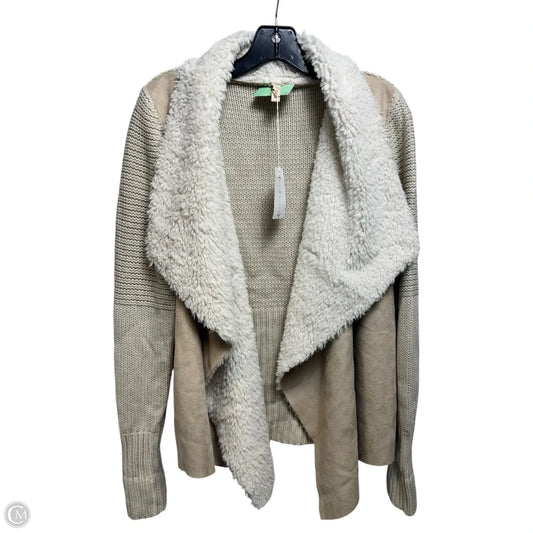 Jacket Faux Fur & Sherpa By Fig & Willow In Cream, Size: S