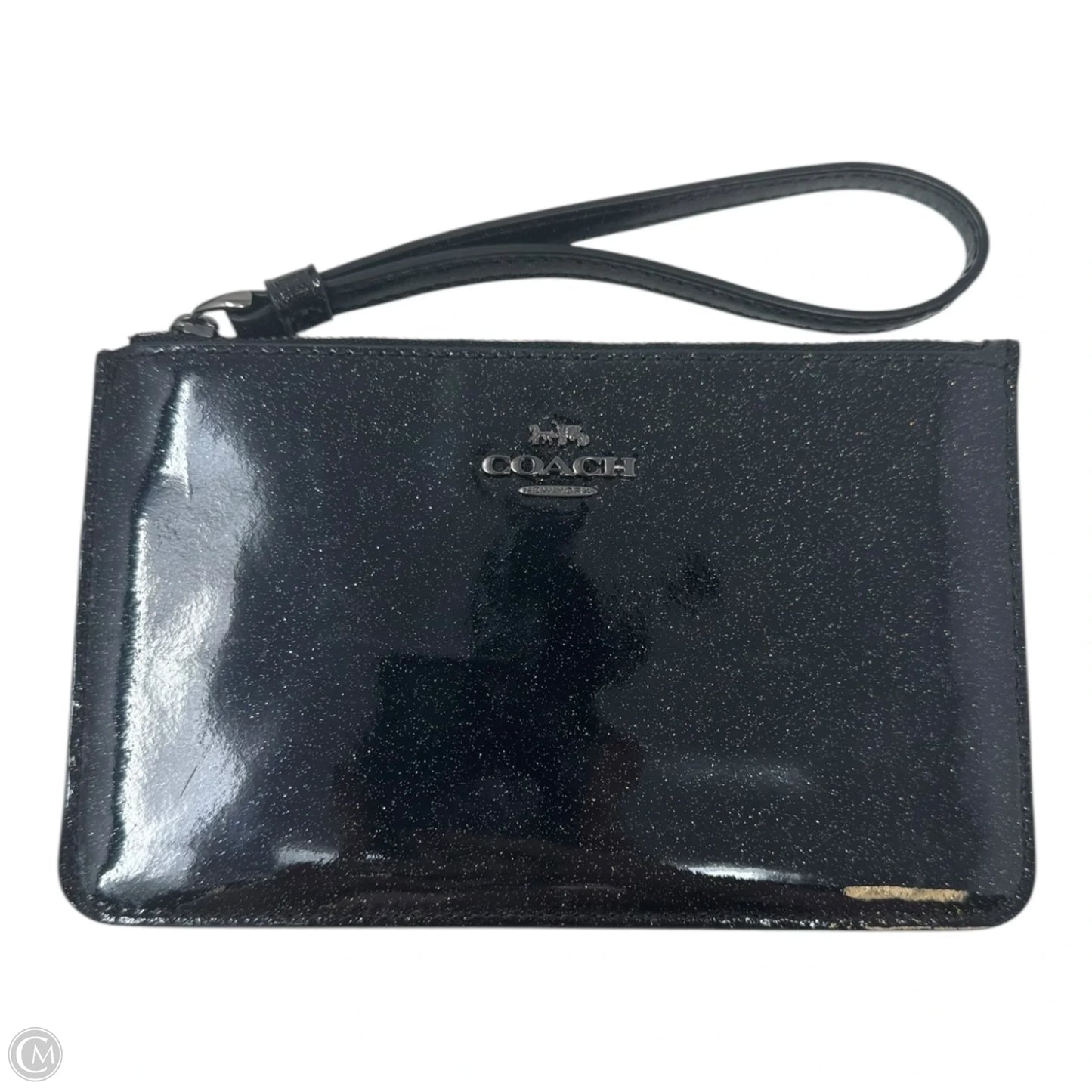 Patent Sparkly Wristlet Designer By Coach, Size: Small