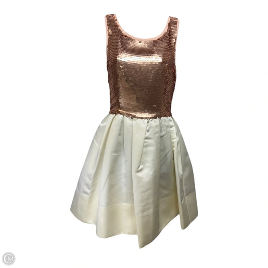 Dress Party Short By Paper Crown In Gold & White, Size: Xs