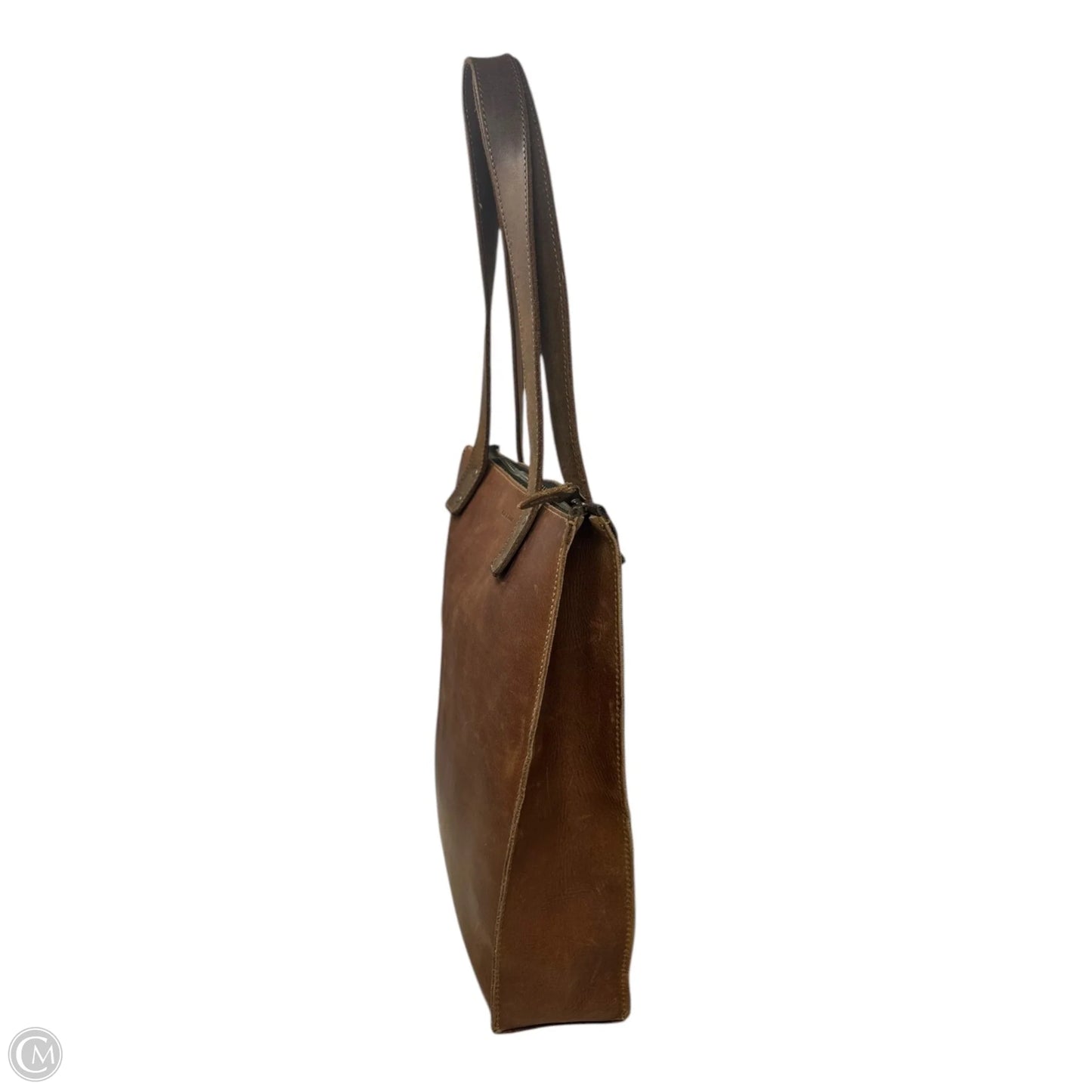 Tote Handbag Leather By Hide & Drink, Size: Medium