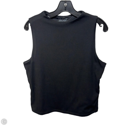 Top Sleeveless By Tahari Modern Essentials In Black, Size: Xl