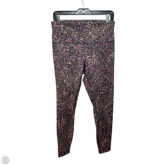 Athletic Leggings By Lululemon In Multi-colored, Size: 12