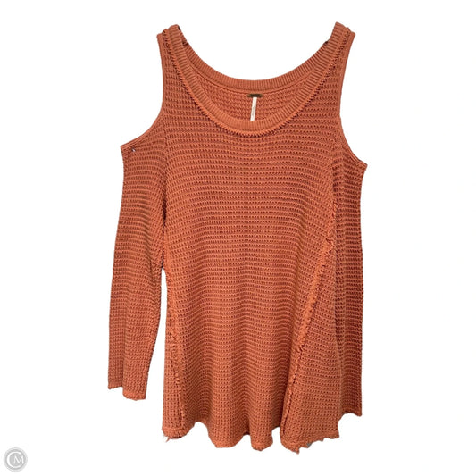 Sweater By Free People In Orange, Size: L