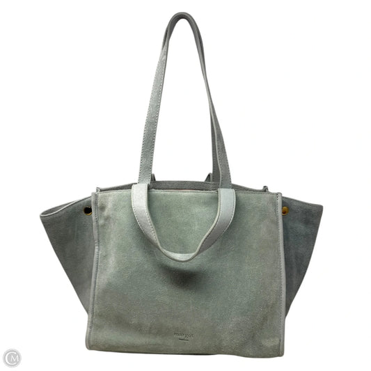 Jamee Suede Double Handle Handbag Leather By Margot, Size: Medium