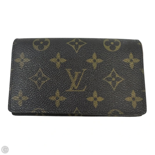 Trésor Monogram Bifold Wallet Luxury Designer By Louis Vuitton, Size: Medium