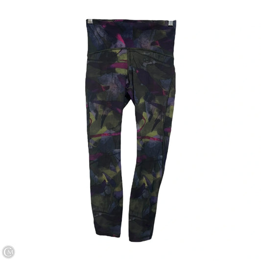 Athletic Leggings By Lululemon In Multi-colored, Size: 4