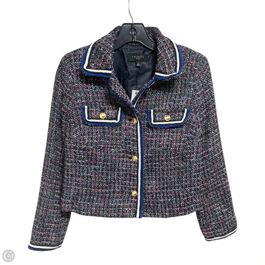Breeze Tweed Jacket By Talbots In Multi-colored, Size: 2p