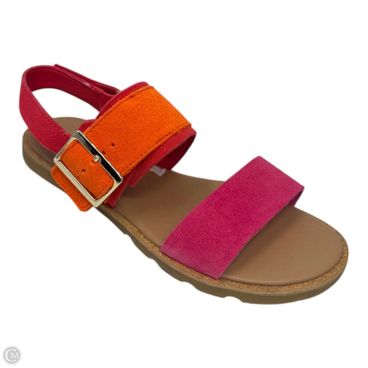 Ella III Slingback Sandals By Sorel In Red Glo, Gum, Size: 7