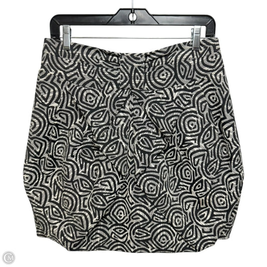 Skirt Mini & Short By Eva Franco In Black & Cream, Size: 6