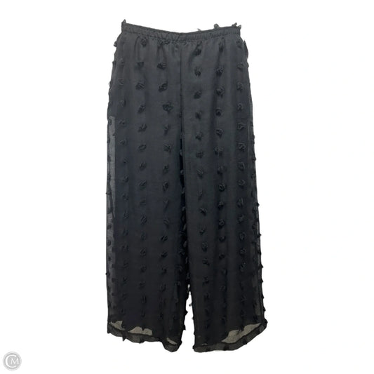 Swiss Dot Pants Lounge By Ic By Connie K In Black, Size: M