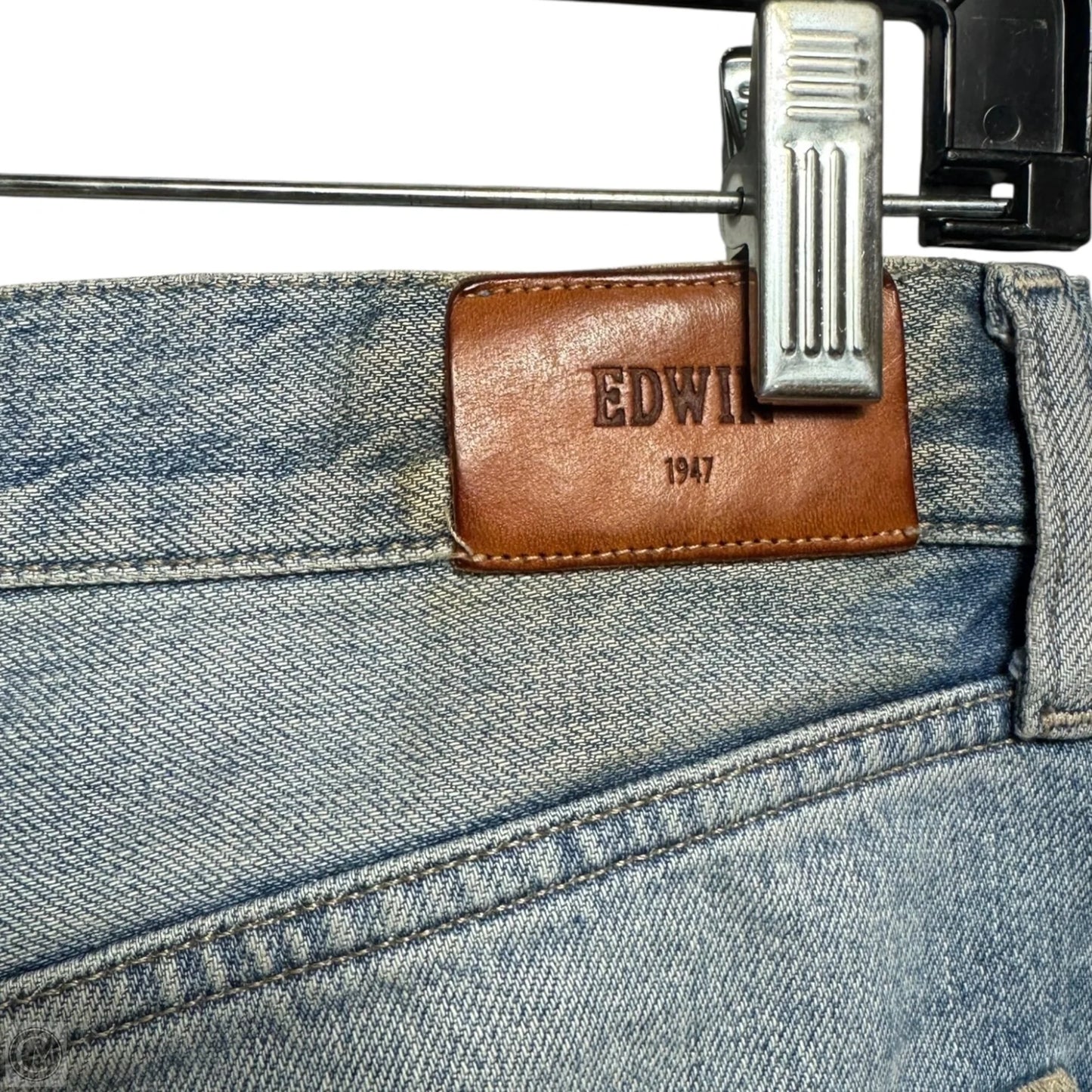 Cai Jeans Straight By Edwin In Blue Denim, Size: 4