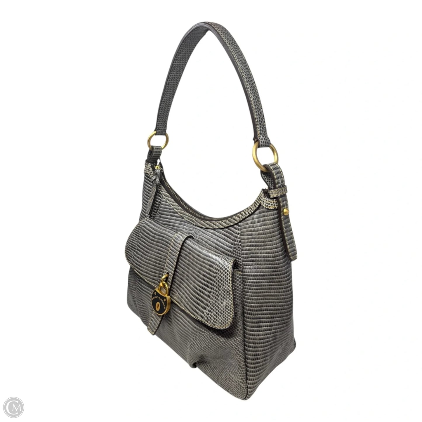Santorini Hobo Handbag Designer By Dooney And Bourke, Size: Medium