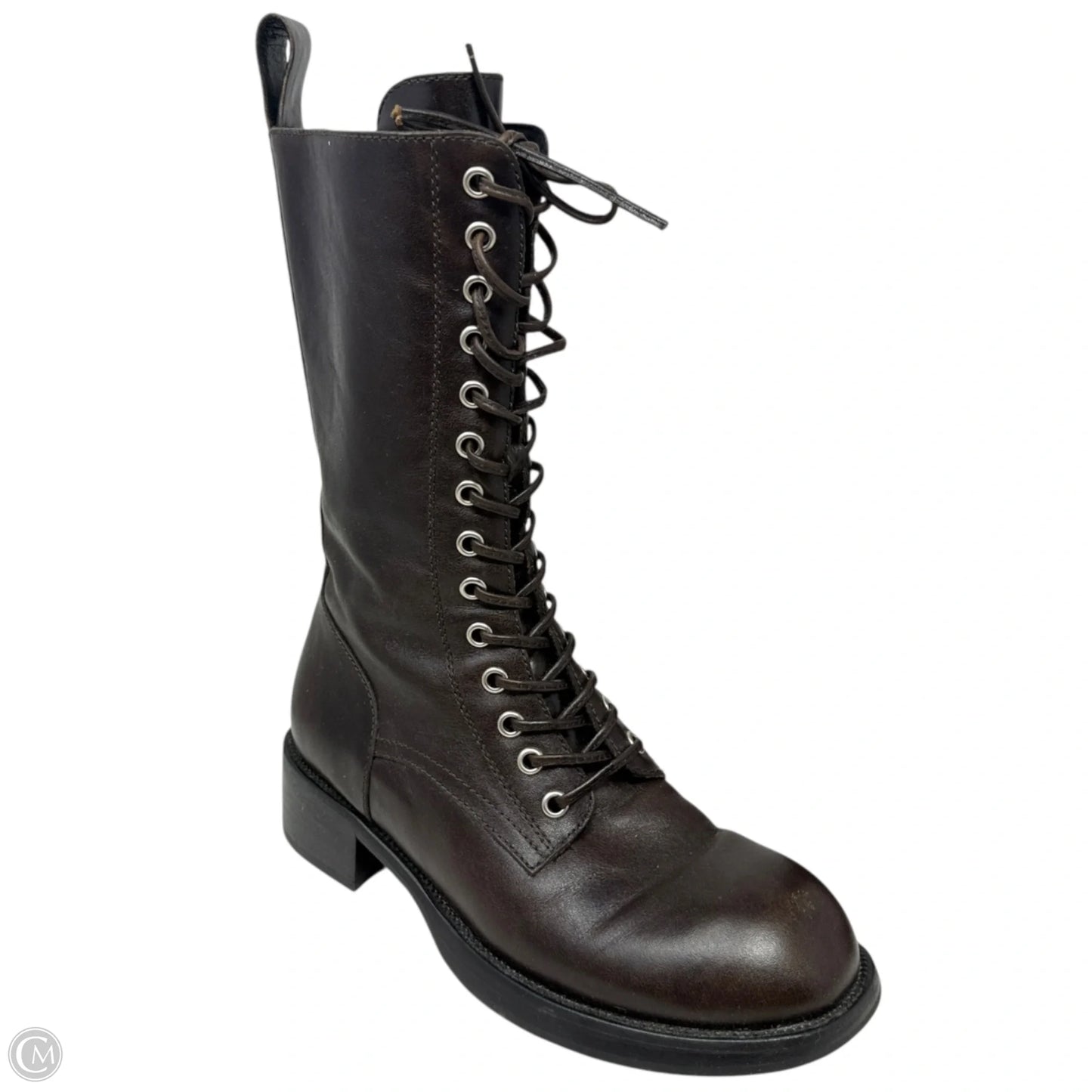 Gazette Combat Boots By Jeffery Campbell In Brown, Size: 8