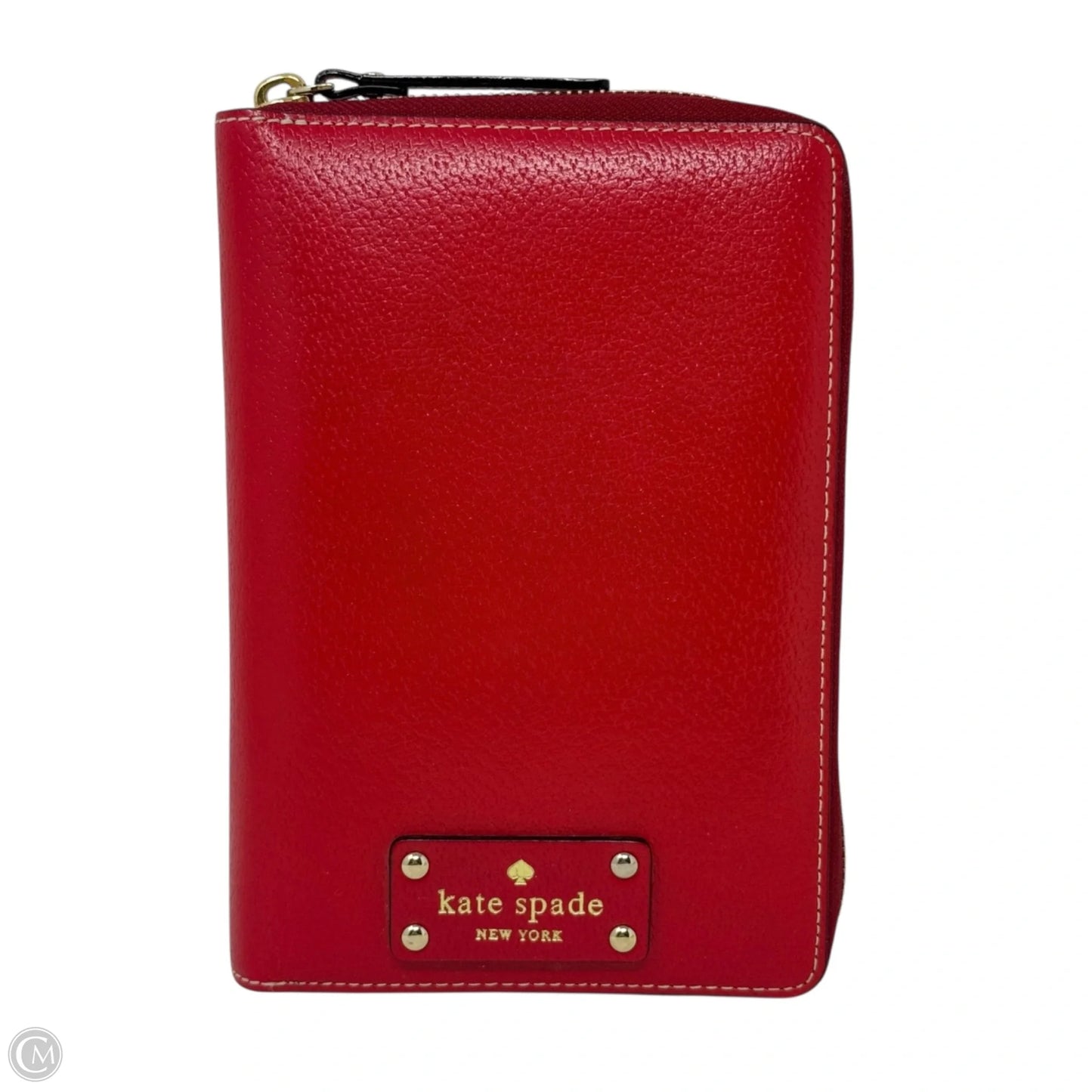 Wellesley 2015 Zip Around Personal Planner Organizer & Passport Holder Designer By Kate Spade In Pillbox Red, Size: Large
