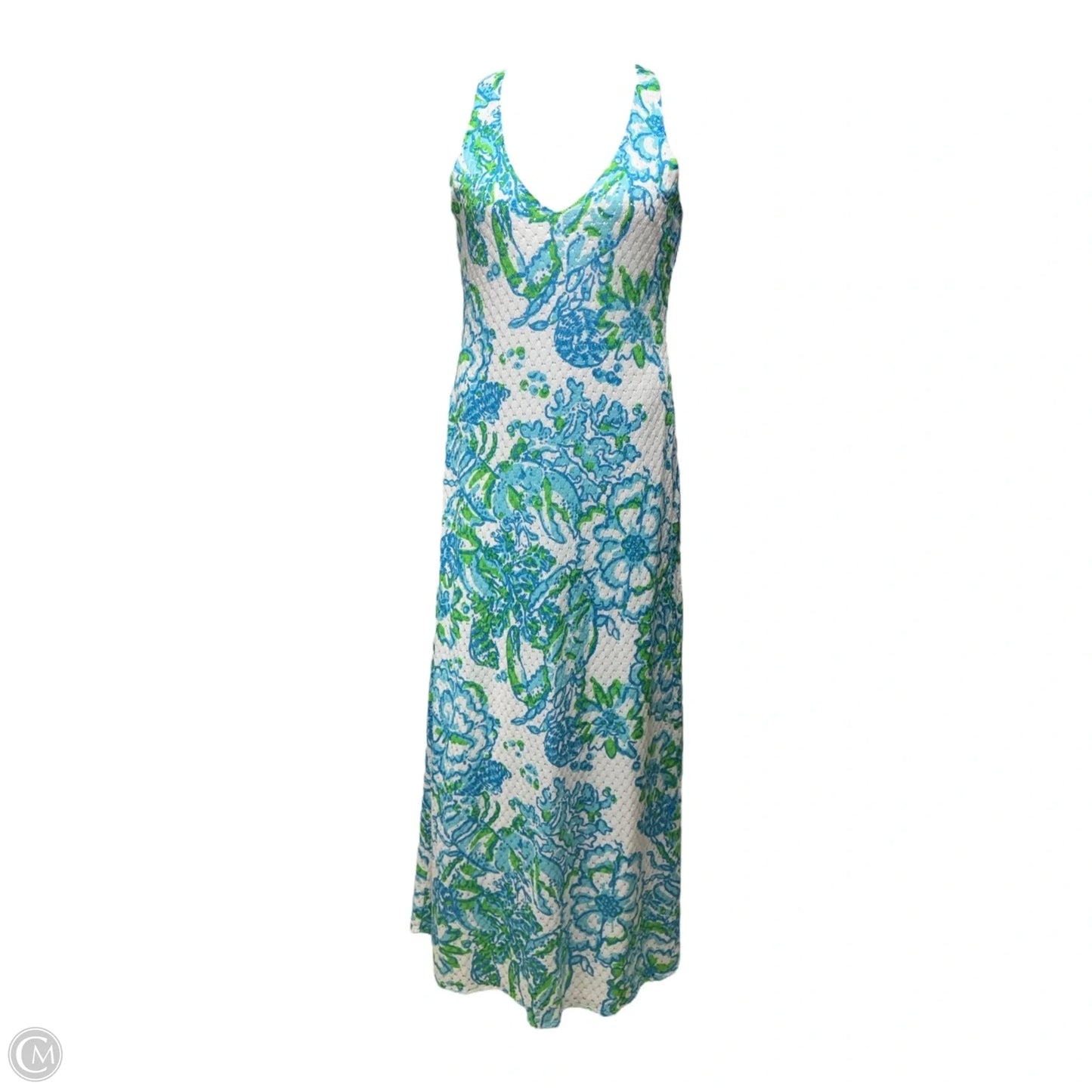 Astoria Crochet Maxi Dress Designer By Lilly Pulitzer In Northeast Habah Resort White, Size: M