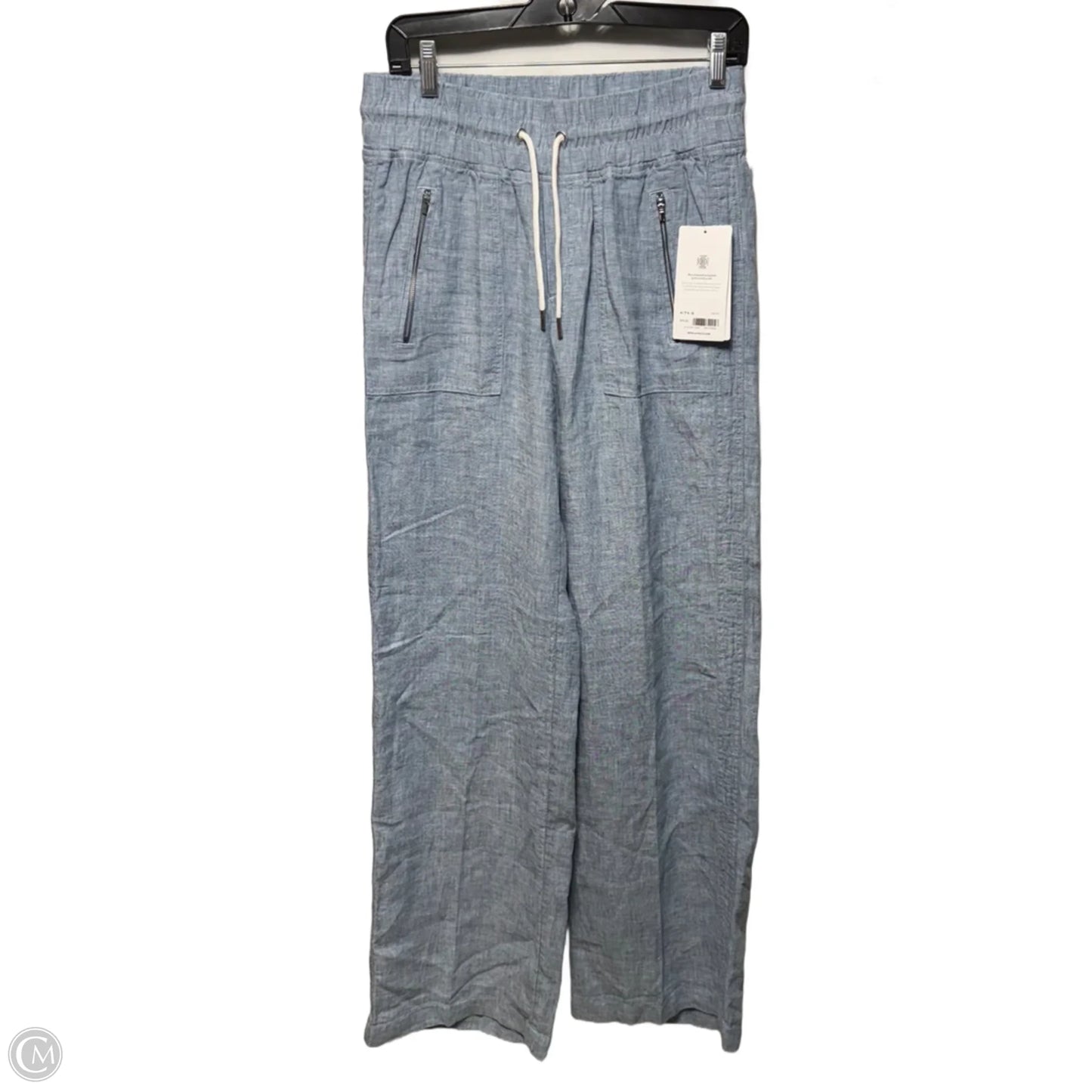 Cabo Pants Linen By Athleta In Blue, Size: 4 tall